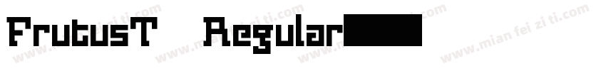 FrutusT Regular字体转换